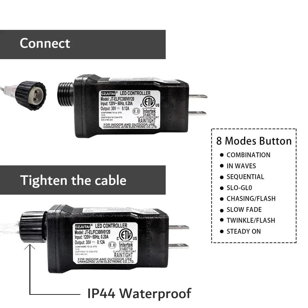 Luzes de Fadas Natalinas IP65 - Encanto e Magia em 50m